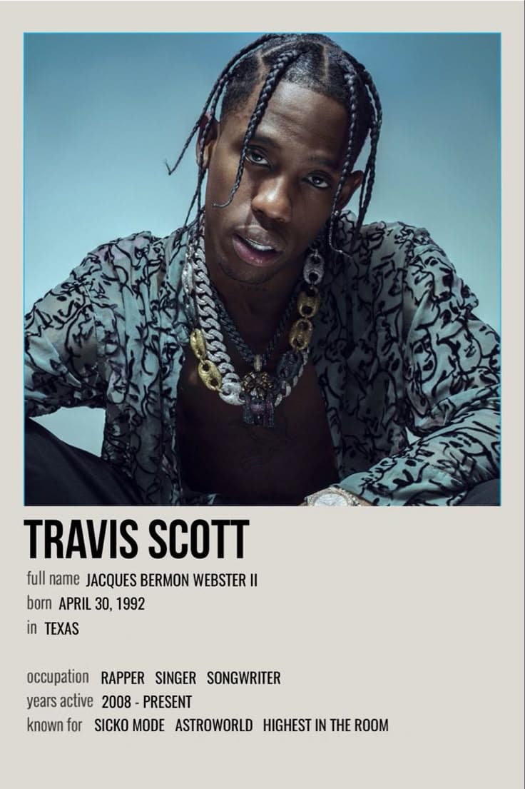 Travis Scott β buy in Tunisia | Stickys TN